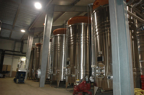 Becken für Wein - Intranox - Metall / Speicher / vertikal