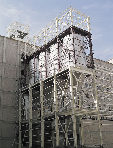 Wäge-Silo - Intranox - für Schüttgut / Edelstahl
