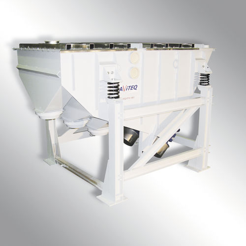 Siebmaschine für die Lebensmittelindustrie - AViTEQ Vibrationstechnik GmbH - lineare Schwingungen / für Schüttgut / Bandförderer
