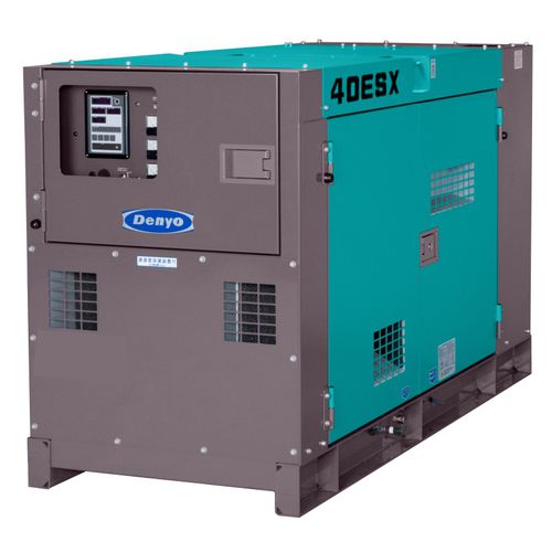 Diesel-Stromaggregat - DCA-40ESX - Denyo - einphasig / stationär / 50 Hz