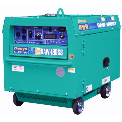 MMA-Schweißgerät - DAW-180SS - Denyo - Elektroden / einphasig / Stromaggregat