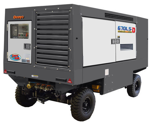 Schraubenkompressor - DIS-670LS-D - Denyo - Luft / dieselbetrieben / tragbar