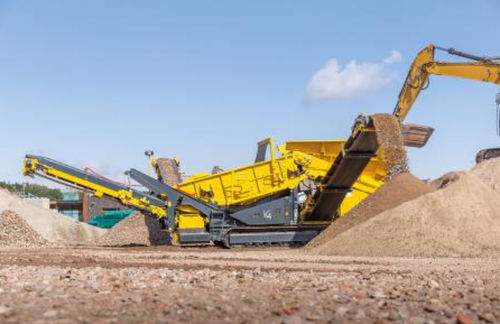 Mobile Siebmaschine - K4 - keestrack - für Schüttgut / kompakt