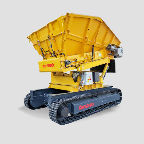 Beschicker mit Schürzen - A6e - keestrack - zur Förderung / für Förderbänder / elektrisch