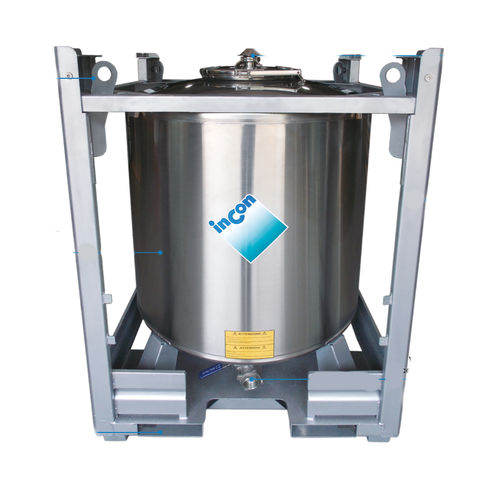 IBC-Behälter / Edelstahl - PRC series - INCON - für Lebensmittel / Chemikalien / für Pharmaprodukte