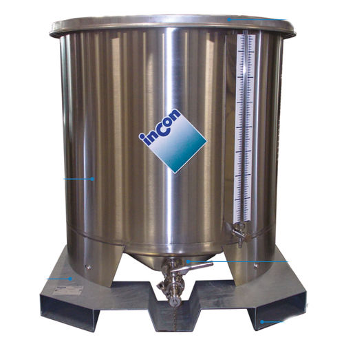 IBC-Behälter / Edelstahl - SBPA series - INCON - für Lebensmittel / Chemikalien / für Pharmaprodukte
