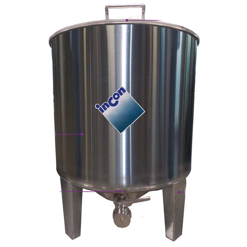 Mischtank - MTLM series - INCON - IBC / Edelstahl / zylinderförmig