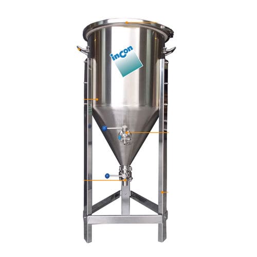 Speicherbecken - FERMBEER TC  - INCON - Bier / Edelstahl / zylinderförmig
