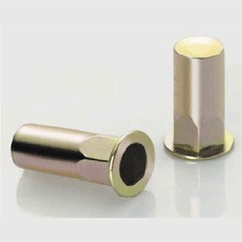 Hutmutter - HA-LM-CE Series - Arihant Panel Fittings Private Limited - halb hexagonal / Blindniet / verzinkter Stahl