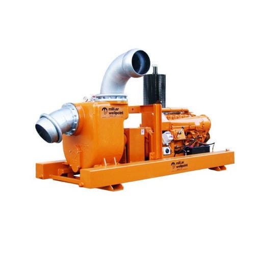 Impellerpumpe - MSP-SD series - Mill.ar Wellpoint S.a.s. - Diesel / selbstansaugend / stationär