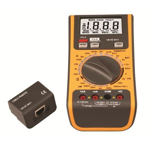 Digitales Multimeter - VA16 - Shanghai Yi Hua V&A Instrument Co., Ltd. - tragbar / 1000 V / 600 V