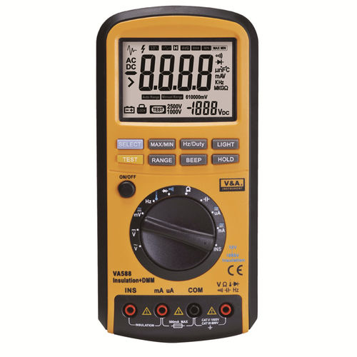 Digitales Multimeter - VA588 - Shanghai Yi Hua V&A Instrument Co., Ltd. - tragbar / 1000 V / cat III