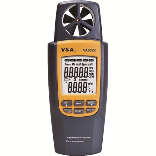 Flügelrad-Thermoanemometer - VA8022 - Shanghai Yi Hua V&A Instrument Co., Ltd. - tragbar / digital