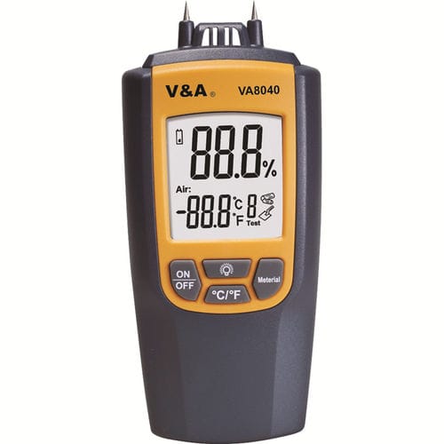 Baumaterial-Feuchtigkeitsmessgerät - VA8040 - Shanghai Yi Hua V&A Instrument Co., Ltd. - Messnadel / mit Digitalanzeige / Handgerät