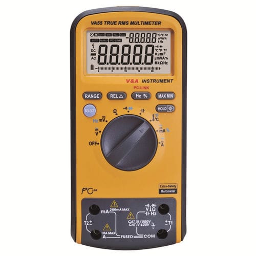 Digitales Multimeter - VA55 - Shanghai Yi Hua V&A Instrument Co., Ltd. - tragbar / 1000 V / 10 A