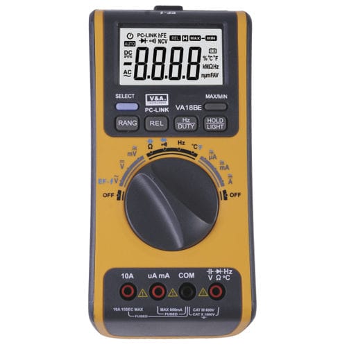 Digitales Multimeter - VA18/VA18BE - Shanghai Yi Hua V&A Instrument Co., Ltd. - tragbar / 1000 V / 600 V