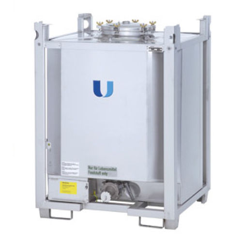 IBC-Behälter / Edelstahl - ZBEI series - HIRSCHFELD EMBALLAGES - für Flüssigkeiten / Chemikalien / Lager