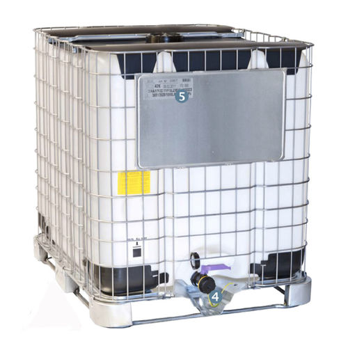 IBC-Behälter / HDPE - SLX UN EX - HIRSCHFELD EMBALLAGES - für Gefahrstoffe / mit Schutzkäfig / stapelbar