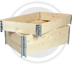 Holzaufsatzrahmen - max. 3 600 x 1 800 x 400 mm | LogPak - Nefab