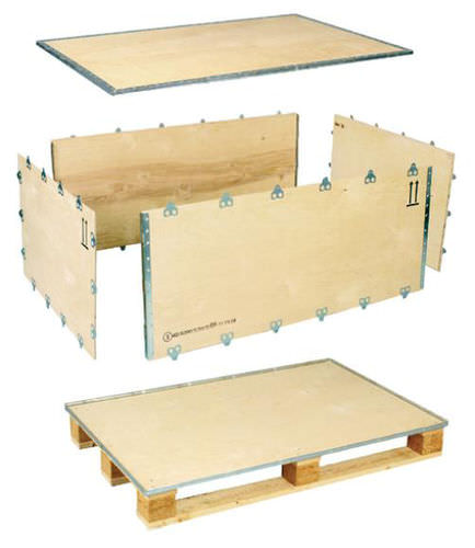 Sperrholzbehälter - ExPak S - Nefab - Lager / zusammenklappbar