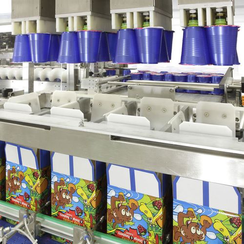 Wraparound Kartonpacker - Jefferson Smurfit Group - mit oberer Öffnung / automatisch / Flaschen