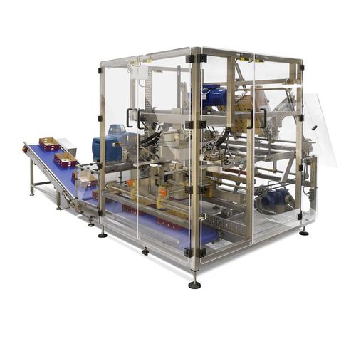 Automatischer Trayformer - Jefferson Smurfit Group - Inline / Hotmelt / für Karton