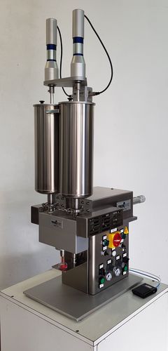 Dosiergerät für Flüssigkeiten - TCV, TCVH - Tecnicoll Srl - für pastöse Produkte / volumetrisch / für die Kosmetikindustrie