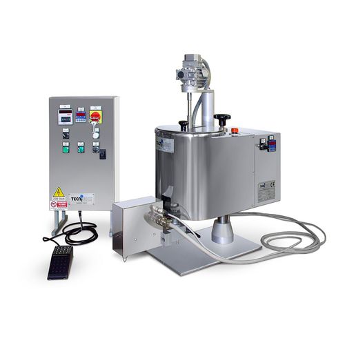Wachsschmelzmaschine - F series - Tecnicoll Srl - Edelstahl / für Kosmetik / für Kosmetikanwendungen