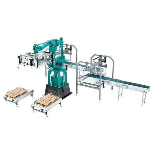 Palettierroboterzelle - Transpak - Depalettier / für Flaschen / für Kunststoffkisten