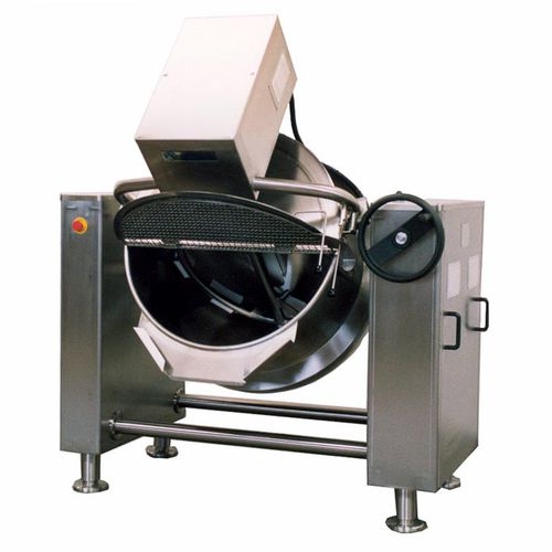Industrie-Kochkessel / Dampf - AURIOL - Druck / für die Lebensmittelindustrie / schrägstellbar