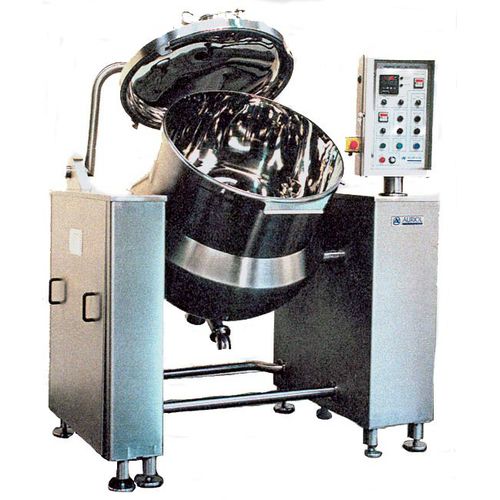 Industrie-Kochkessel / Dampf - AURIOL - Druck / für die Lebensmittelindustrie / schrägstellbar