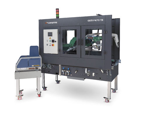 Hotmelt-Klebstoff Faltschachtel-Verschließmaschine - HM F470 TB - HM F470S TB - COMARME - Mehrklappen- / automatisch