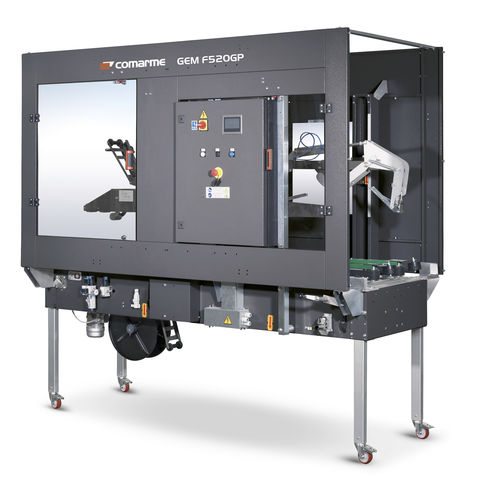 Faltschachtel-Verschließmaschine / Mehrklappen- - GEM F520 GP  - COMARME - automatisch / Nassklebeband