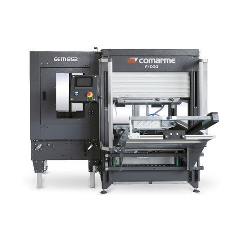 Automatischer Kartonaufrichter - F1000 + GEM B52 - COMARME - mit Klebeband / pneumatisch