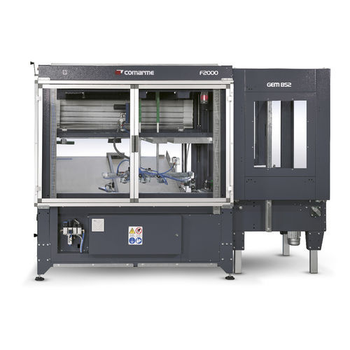 Automatischer Kartonaufrichter - F2000 + GEM B52 - COMARME - mit Klebeband / Verschluss von unten / pneumatisch