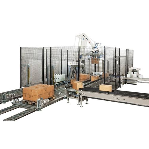 Roboterzelle für Materialumschlag - DUETTI PACKAGING SRL - Palettier