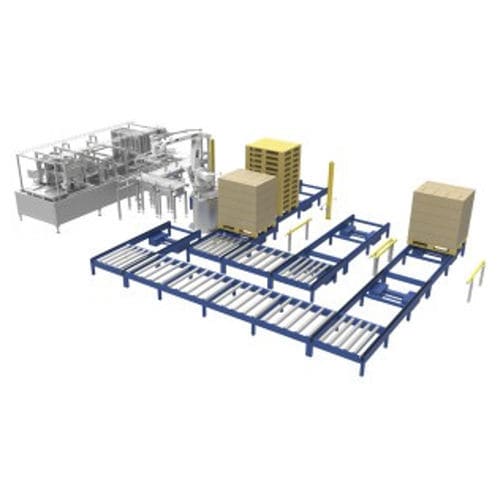 Säulen-Entpalettierer - Egli - für Butterproduktionsanlage / automatisch / für die Lebensmittelindustrie