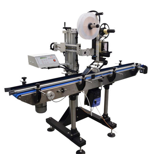 Automatische Etikettiermaschine - Saturno Light - E-Packaging Srl - für Flaschen / zur Seitenetikettierung / zur Oberseitenetikettierung