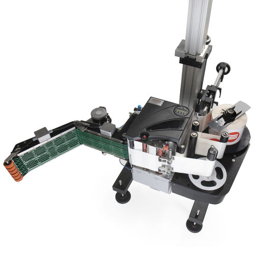 Selbstklebender Drucker mit Etikettenaufbringer - URANO CONCORDE  - E-Packaging Srl - zur Oberseitenetikettierung / zur Seitenetikettierung / für Schachteln