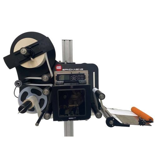Selbstklebender Drucker mit Etikettenaufbringer - URANO SPIT - E-Packaging Srl - für Schachteln / für Verpackung