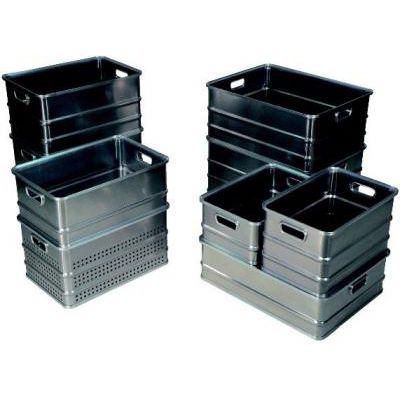Aluminium-Behälter - BG series - Facdem Equipements - mit Griffen / verstärkt / maßgefertigt