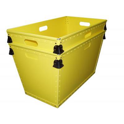 Polypropylenbehälter - 300155 - Facdem Equipements - galvanisiertem Stahl / mit Griffen / maßgefertigt