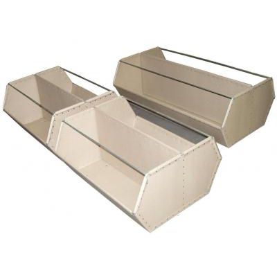Kunststoff-Sichtlagerkasten - 300699 - Facdem Equipements - galvanisiertem Stahl / Lager / stapelbar