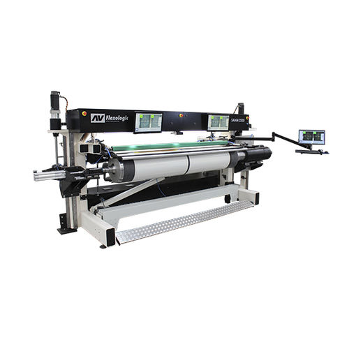 Halbautomatische Montagemaschine - SAMM 2500+ - AV FLEXOLOGIC - Flexoplatten / für die Vordruck-Industrie