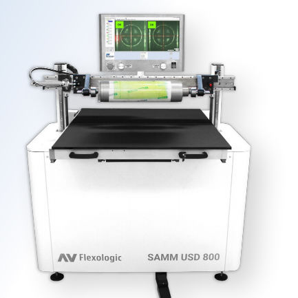 Automatische Montagemaschine - SAMM USD - AV FLEXOLOGIC - Flexoplatten