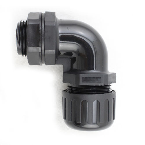 Einschraubanschluss - AD series - Flexible Technology Co,.Ltd - 90°-Winkel / Kunststoff / wasserdicht