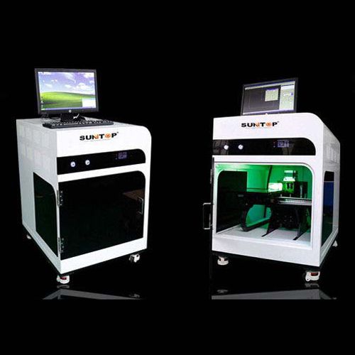 Lasergraviermaschine - ST-HSGP-2KC - Suzhou Suntop Laser Technology CO.,LTD - Glas / 3D