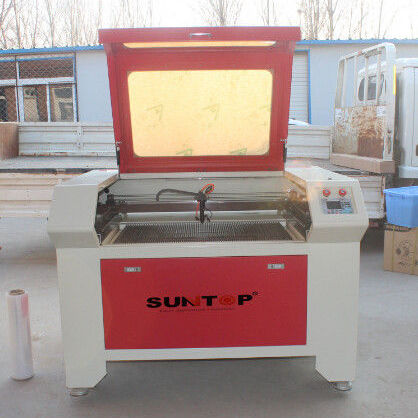 Schneidemaschine für Acryl - ST-6090-60 - Suzhou Suntop Laser Technology CO.,LTD - CO2-Laser / für Gummi / für Holz
