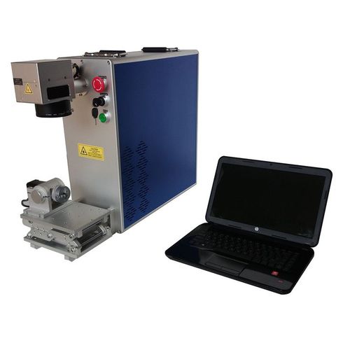 Faserlaser-Graviermaschine - ST-FL50-AMDL - Suzhou Suntop Laser Technology CO.,LTD - Metall / Aluminium / Messing