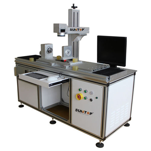 Faserlaser-Markieranlage - QY-FL20-C - Suzhou Suntop Laser Technology CO.,LTD - Metall / Kunststoff / für flache oder zylindrische Teile